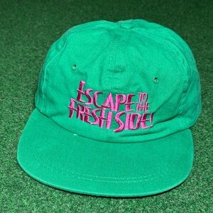 Vintage Salem Cigarettes Fresh Side Green 90s Promo Strapback Cap Hat